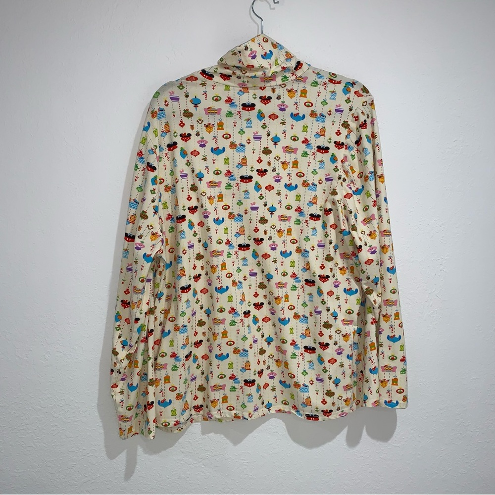 Disney Mickey Mouse dumbo Minnie Mouse mock neck long sleeve top size 2XL yellow - Picture 3 of 12
